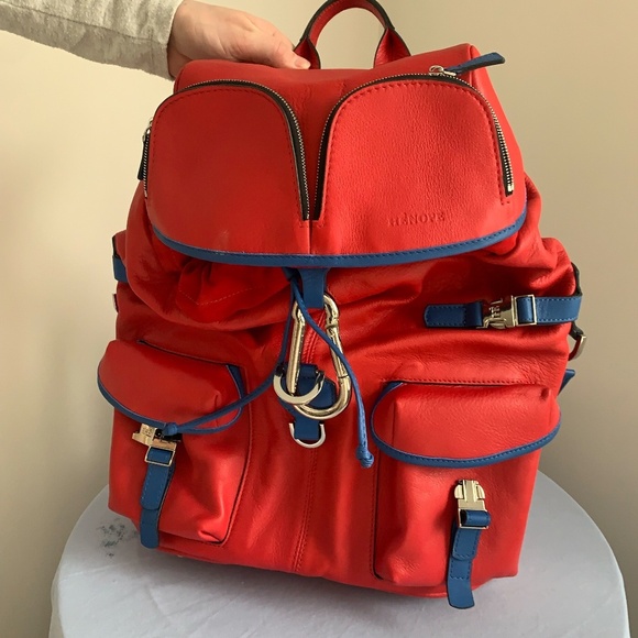 Hènope Leggenda M Backpack MEDIUM RED/BLUE - Picture 8 of 16